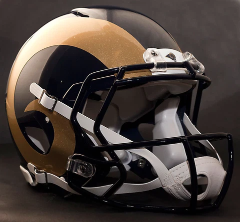 ***CUSTOM*** ST. LOUIS RAMS NFL Riddell Speed AUTHENTIC Football Helmet Cover