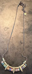 COLLANA MODA STELLA & DOT ARCOBALENO PUNTA ORO - Foto 1 di 4