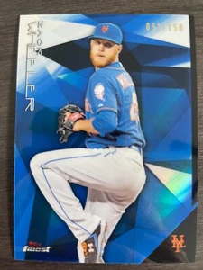 2015 Topps Finest Zack Wheeler #93 Blue Refractor serial /150 - Picture 1 of 2