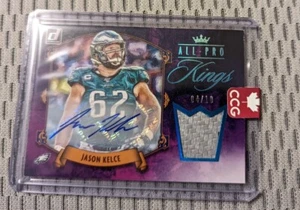 Jason Kelce All-Pro Kings Patch Auto /10 - Picture 1 of 1