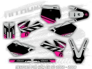 NitroMX Graphic Kit for KTM SX 50 SX50 2002 2003 2004 2005 2006 2007 2008 Decals - Picture 1 of 1