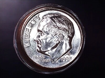 1998-D Roosevelt Dime -Choice Gem Brilliant Uncirculated - Proof-Like Finish - Image 1 of 2
