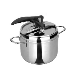 KASANOVA Pentola a pressione 3,5 L in acciaio inox 18/10 argento Cottura - Foto 1 di 5