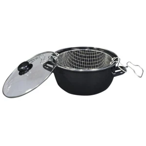 Friteuse émail 26 cm noir acier émaillé 26 cm Baumalu - Imagen 1 de 1