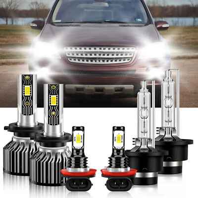 For Mercedes-Benz ML320 2002-2003 LED Headlight Bulb Hi&Lo Fog Light Kit 6500K — 第 1/4 张图片