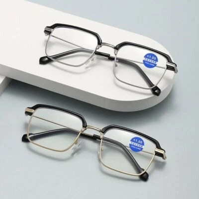 Anti-Blue Light Reading Glasses Half Frame Magnifying Glasses - Image 1 of 4