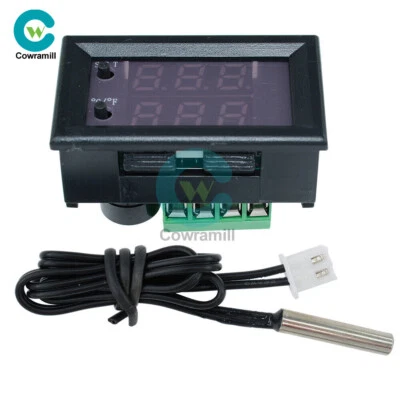 W1209WK LED Temperature Control Sensor Red LED Panel 3-Digital Voltage Meter New - Image 1 of 2