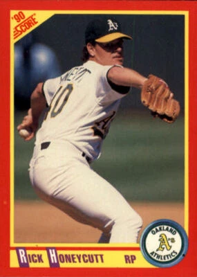 1990 Score #317 Rick Honeycutt - NM - Image 1 of 2