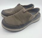 Olukai Makia Slip On Boat Shoes Loafers in Mustang Dark Wood Mens Size 8
