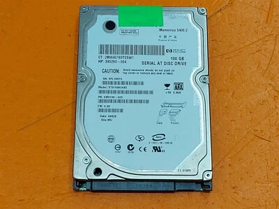 ⭐️⭐️⭐️⭐️⭐️ HDD Hard Drive SATA Laptop 2.5" Seagate Momentus ST9100824AS 100GB - Image 1 of 2