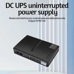 UPS Power Supply 10400mAh 36W USB 5V DC 5V 9V 12V POE 15V 24V 6 Outlets Backup - Picture 1 of 22