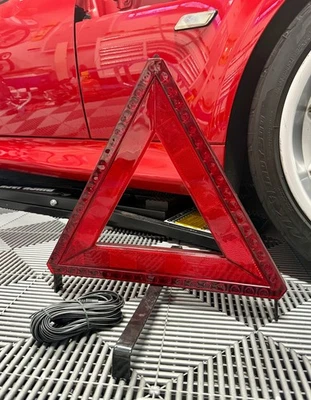 82110418060 BMW Lighted Warning Triangle OE NOS NLA Vintage E36 E34 E30 M3 Z3 Z4 - Image 1 of 4