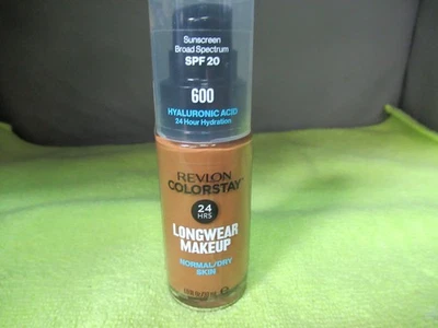 3 Revlon  COLORSTAY MAKEUP  Natural Finish 24Hr 600 Cinnamon  SPF 20  Normal Dry - Image 1 of 2