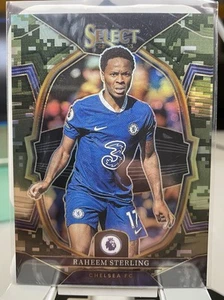 2022-23 Select Premier League RAHEEM STERLING Green Camo SP Card 174/225 - Picture 1 of 2
