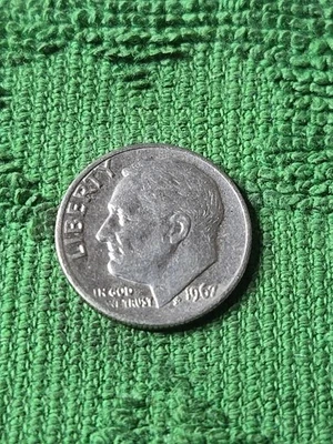 1967 P Roosevelt Dime Circulated - Image 1 of 2