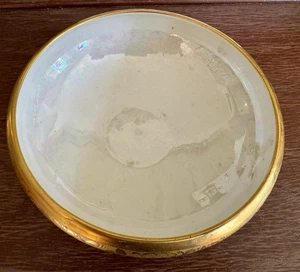 T & V Limoges Gold verkrusteter Glanz runde Schüssel 8" - Bild 1 von 3