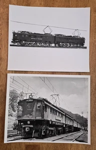 Lot of 2 Vintage Electric Train Engine 8 X 10 Photographs: Norfolk & Western B - Picture 1 of 7