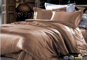 19MM Heavy Weight Silk Seamless Bedding 3pcs Duvet Cover Set - Picture 1 of 20