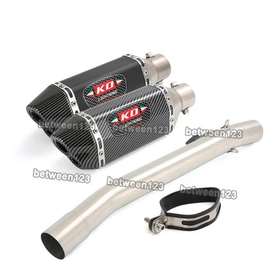 Sistema de escape deslizable para motor Suzuki Bandit 600 GSF600 1995-2006 punta de enlace medio Foto 1 de 4