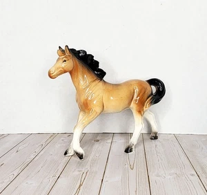 Vintage Horse Ceramic Porcelain  Figurine 8" x 7" - Picture 1 of 7