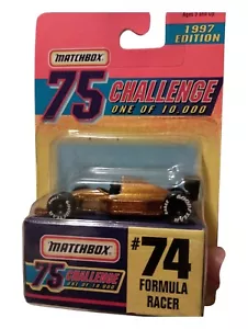 Matchbook 75 Challenge 1997 Edition #74 Formula Racer - Bild 1 von 3