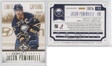 2012-13 Panini Limited Limited Captains Gold /25 Jason Pominville #153