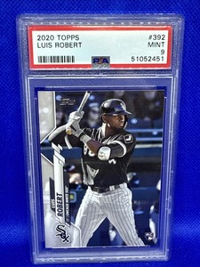 2020 Topps Series 2 Luis Robert Rookie Card RC #392 PSA 9 Mint White Sox