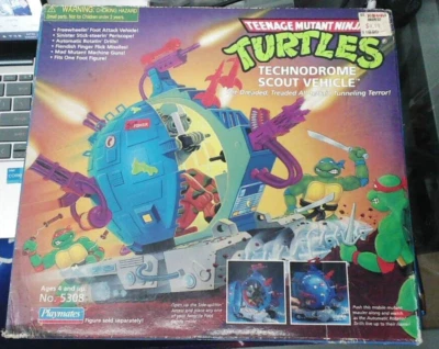 Teenage Mutant Ninja Turtles TMNT Technodrome Scout Vehicle 1993 Foto 1 de 2