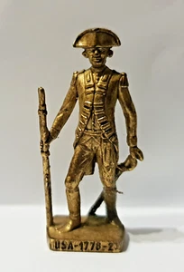 Soldatini uovo Kinder Metallfiguren datati scame USA 1778-2 ottone - Foto 1 di 1