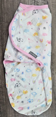 Baby Girl Clothes Nwot SwaddleMe Small 7-14lbs Fun Print Swaddle - Image 1 of 4