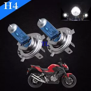 H4 Xenon Halogen Light Lamp Bulbs Bright White 5000K 60/55w Bike Motorcycle - Picture 1 of 6