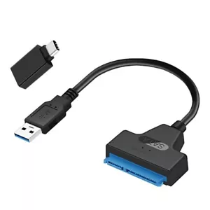 Type-C USB 3.0 To SATA 22 Pin Adapter for 2.5" External Hard Disk Driver HDD SSD - Picture 1 of 1