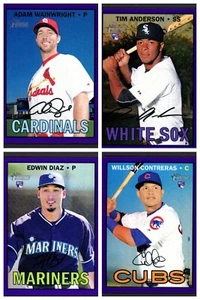 2016 Topps Heritage Baseball Inserts - Actual Scans of Cards - Picture 1 of 40