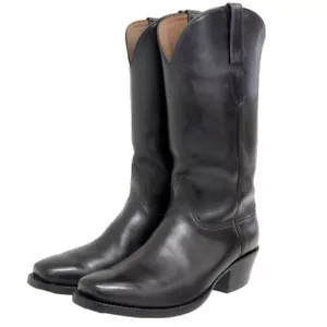 BLACK JACK BLACK JACK Black Jack Leather Western Boots Men's Black 10 3610 s... - Picture 1 of 6
