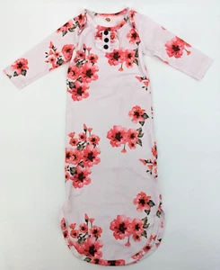 Newborn Baby Girl Floral Knot Gown Size 70cm 6-12 Months - Picture 1 of 7