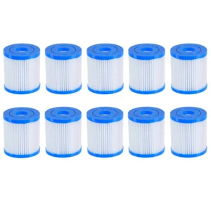 10x Ersatzfilter Größe 1 Typ I für Einhänge Filterpumpen von 244er 305er Pools - Bild 1 von 6