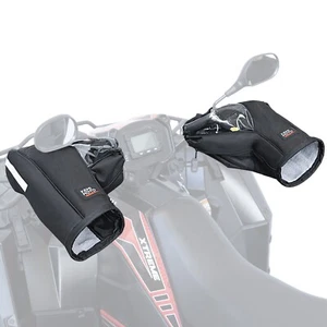 ATV Motorcycle Handlebar Gloves Snowmobile Guard w/ Clear TPU Window For Polaris - Picture 1 of 11