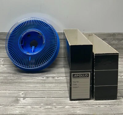 APOLLO -Presentation Products-Carousel Slide Projector Tray 80 Slot- With Box - Image 1 of 4
