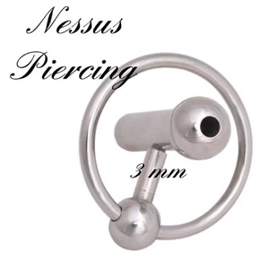 30mm princes wand with gland ring urethral sound piercing prince albert - Picture 1 of 1