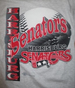 1995 HARRISBURG SENATORS Minor League Baseball (MED) T-Shirt w/ Tags