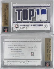 2010-11 ITG Ultimate Memorabilia 10th Edition Silver /9 Brian Leetch HOF