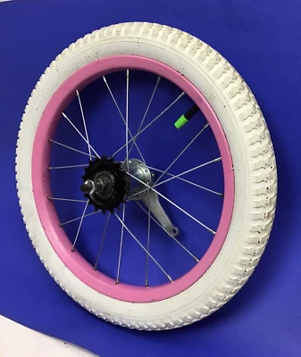 Bicicleta 16" Trasera Rosa Rueda Freno Posavasos 2.125" Neumático Niños Mini-BMX Bicicleta #R16Z Foto 1 de 3