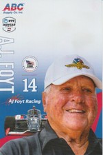 2023 A.J. Foyt ABC Supply Chevy Dallara Indy 500 Indy Car Hero Card