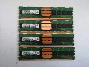 4 x HYS72T128420HFN-3-7-A 1GB 2RX8 PC2-4200F 444 11 B0 MHZ ECC Server Speicher - Bild 1 von 4