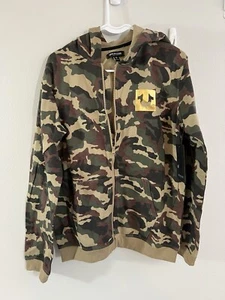 True Religion Full Zip Hoodie Women XL Camo Buddha Fashion for the Senses Core - Picture 1 of 6