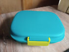 Tupperware Eco+ 1-2-3  Brotdose Lunchbox Sandwichbox Brotbox t&#252;rkis