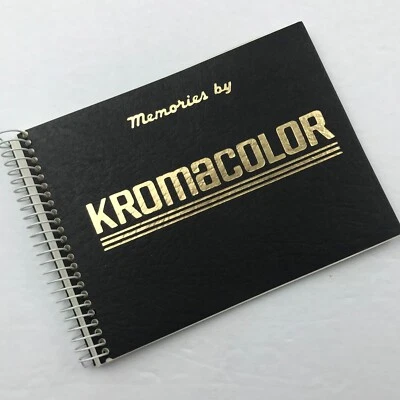 Folleto álbum de fotos de bolsillo vintage Kromacolor 16 fundas Foto 1 de 4