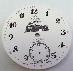Eaglestar-Arnex pocket pocket watch dial for UT-6498 38.5 mm with 13-24 track - Picture 1 of 1