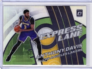 2021-22 Donruss Optic Express Lane Lime Green Prizm Anthony Davis /149 - Picture 1 of 2