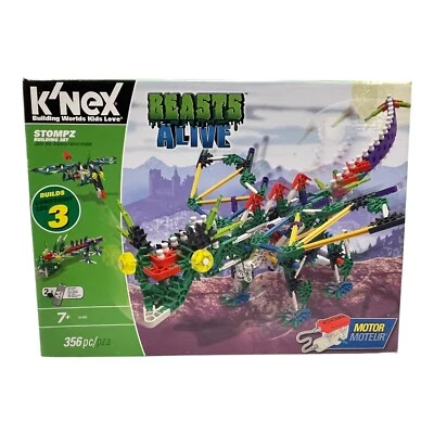 K'NEX Beasts Alive - Stompz Building Set NEW! 356 pcs - Image 1 of 4